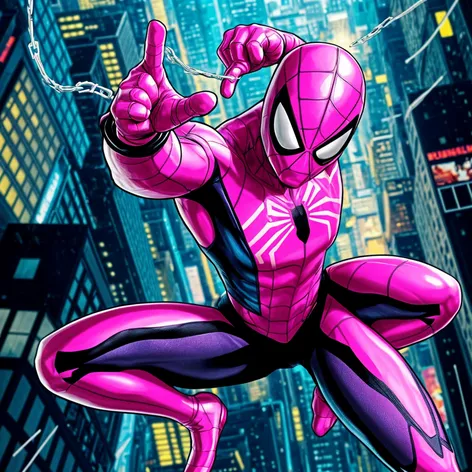 pink spiderman