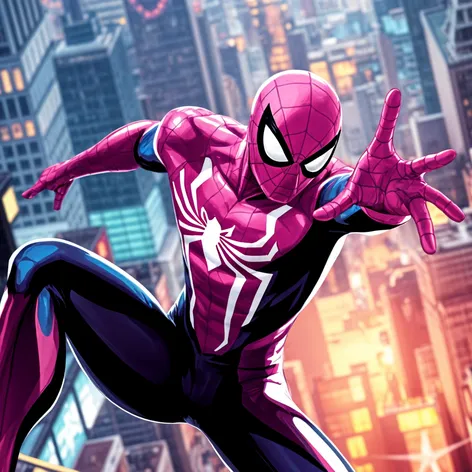 pink spiderman