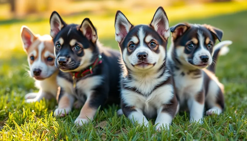 siberian husky and pitbull