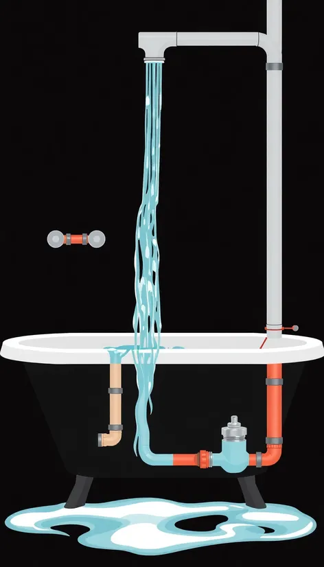 bathtub plumbing diagram