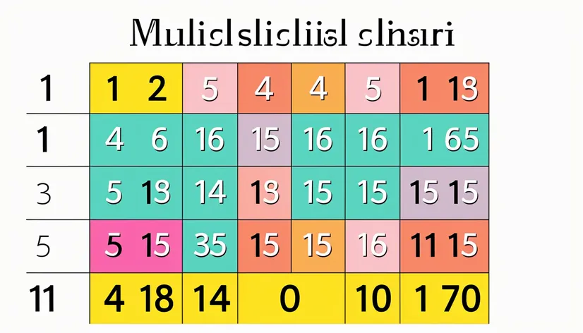 multiplication chart 1-12