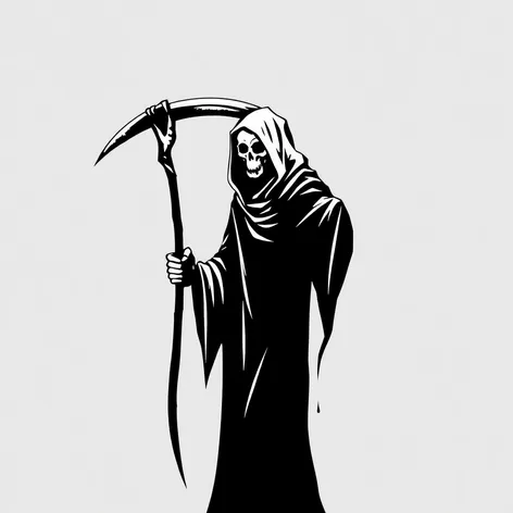 grim reaper black and