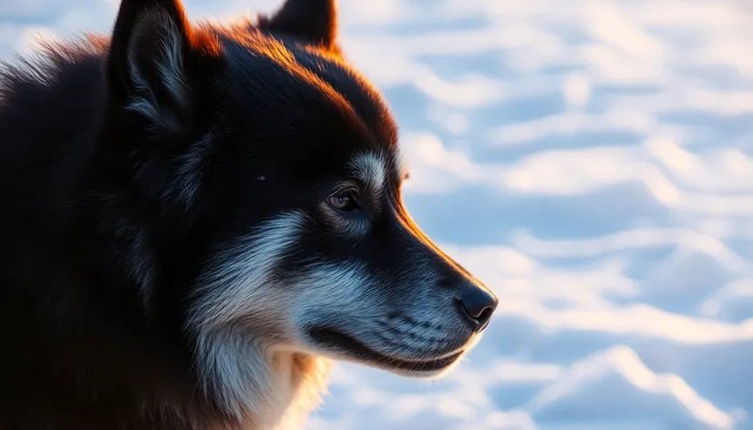 black siberian husky