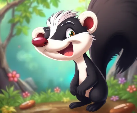 anthropomorphic skunk