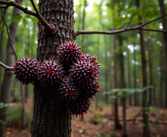 tree with spiked balls