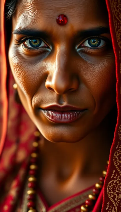 indian facial features