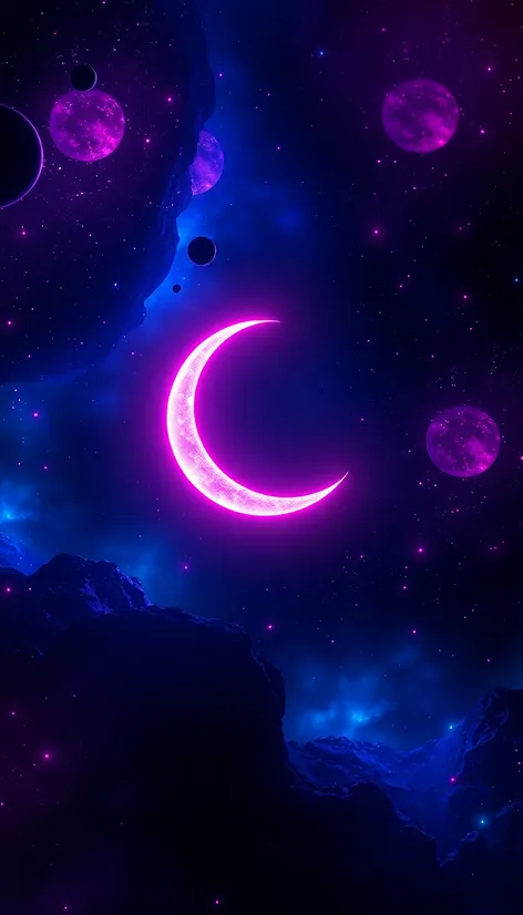 crescent moon vector art