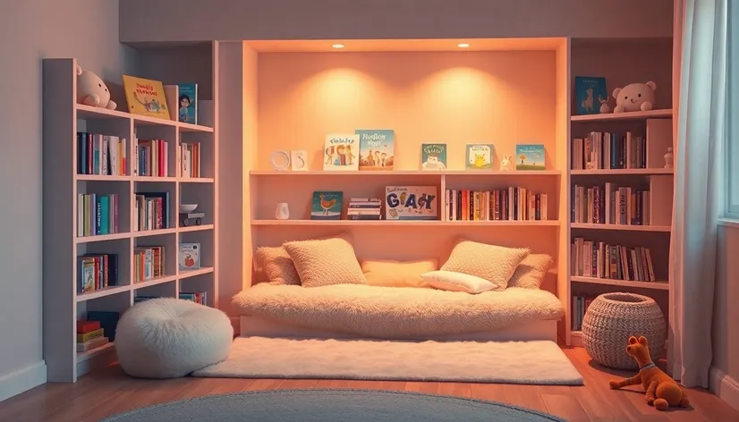 children's reading nook