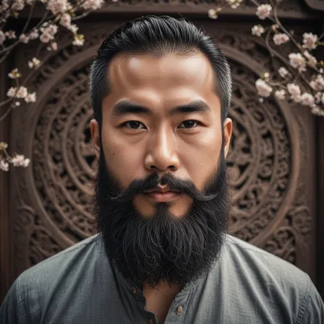 asian beard