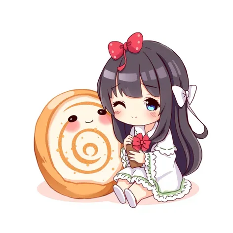 cinnamon roll kuromi and