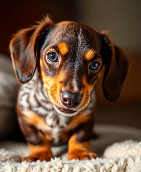 miniature dapple dachshund