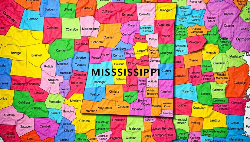 mississippi counties map