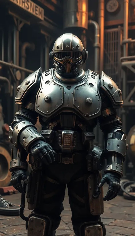 dieselpunk power armor