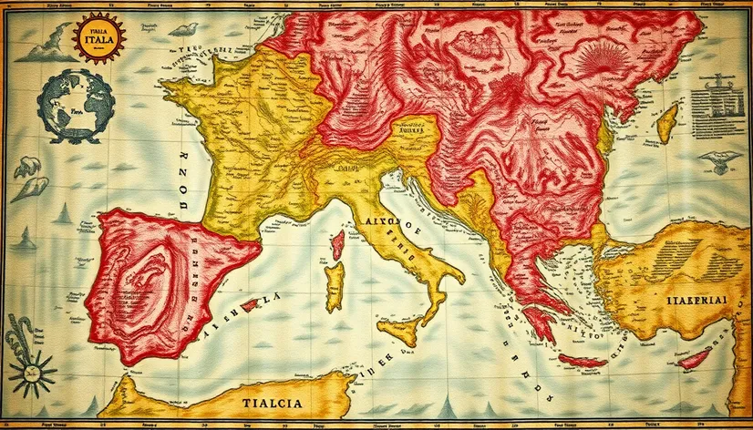 italian map of the