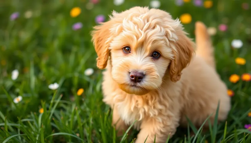 golden doodle puppy