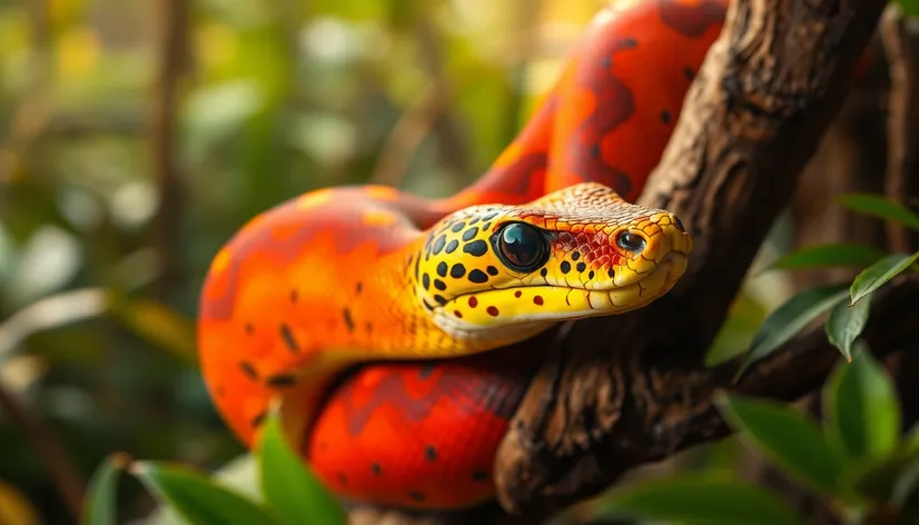 columbian red tail boa