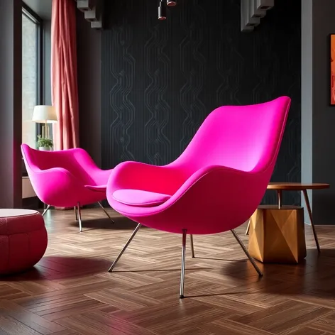 pink color chair