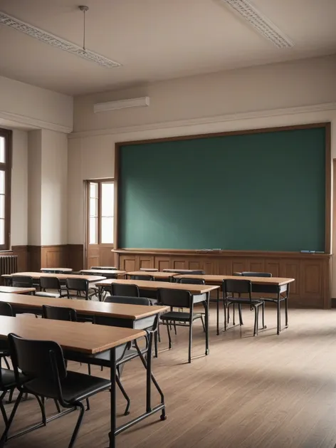 empty classroom