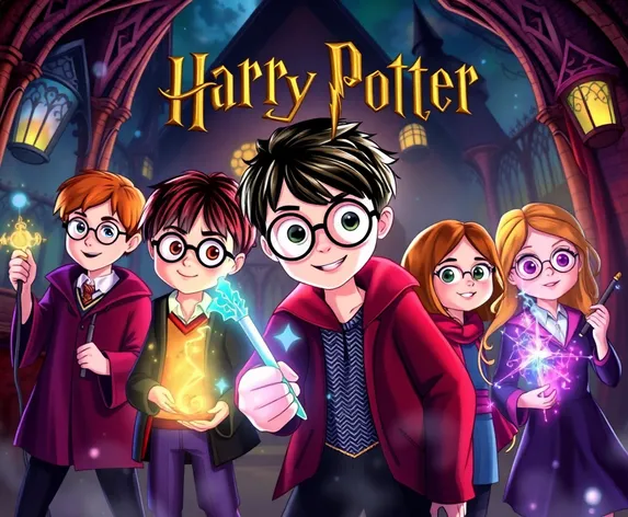 harry potter characters animation