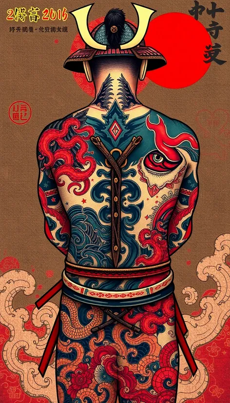 samurai tattoos back