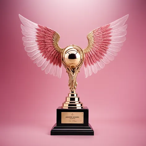 big pink detailed trophy