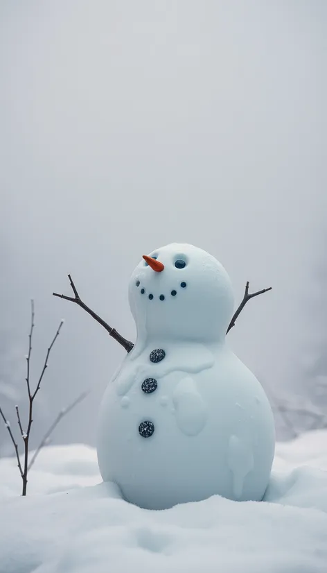 melting snowman