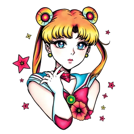 sailor moon tattoo