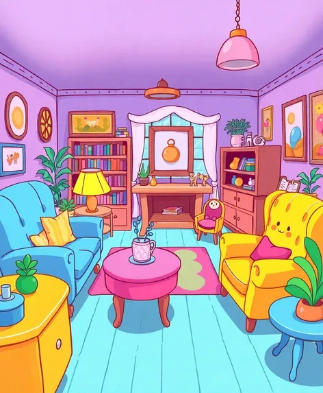 cartoon bedroom picture