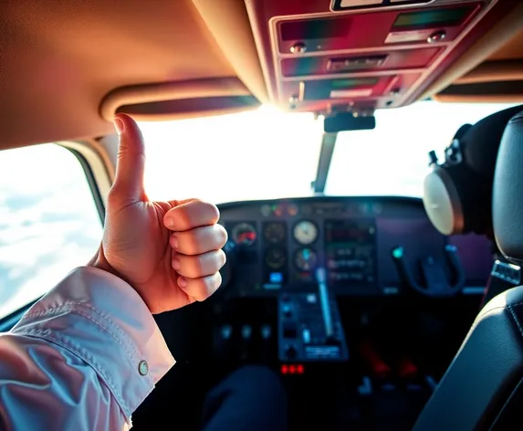 pilot thumbs up