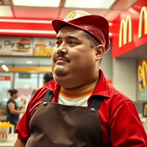 fat mcdonalds worker