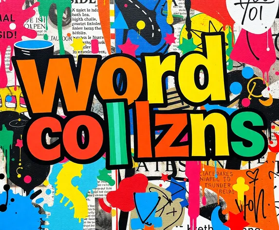 word collages magazine