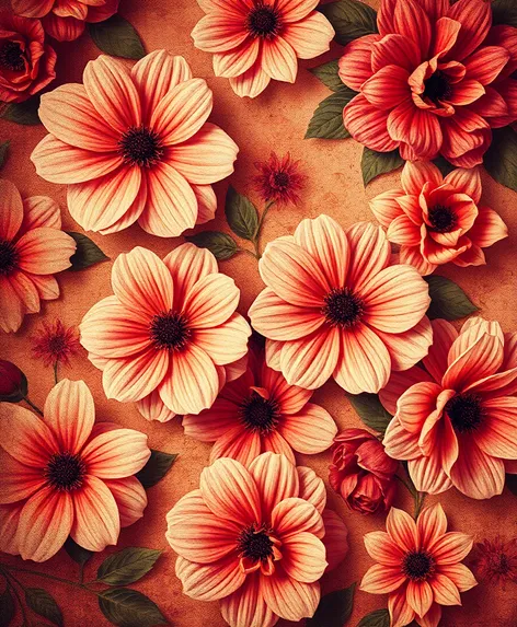 wallpaper flower vintage