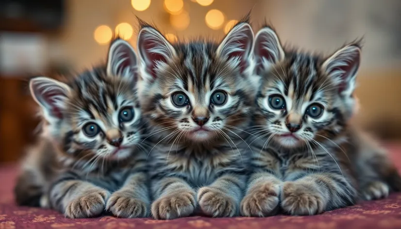 grey maine coon kittens