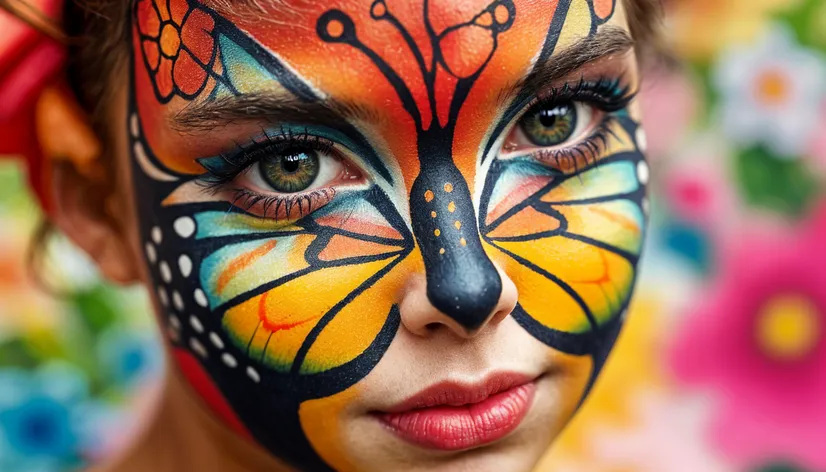 butterfly face paint