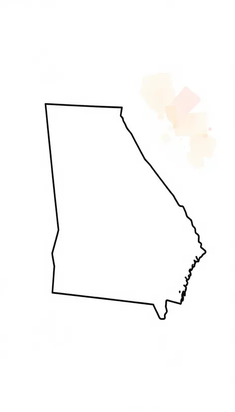 georgia the state outline