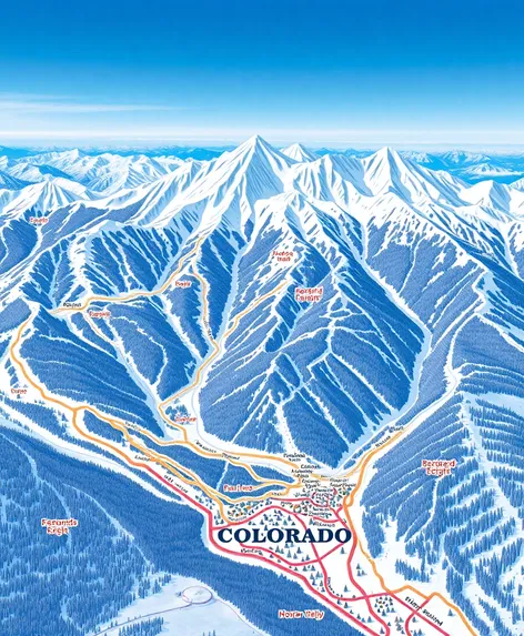 map of colorado ski