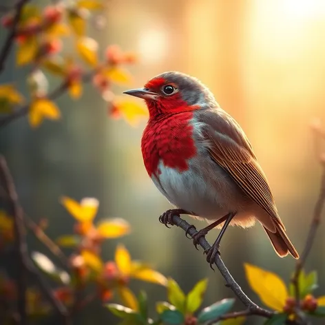 red chest sparrow