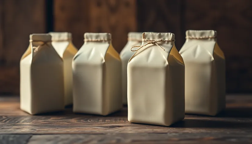 small milk cartons