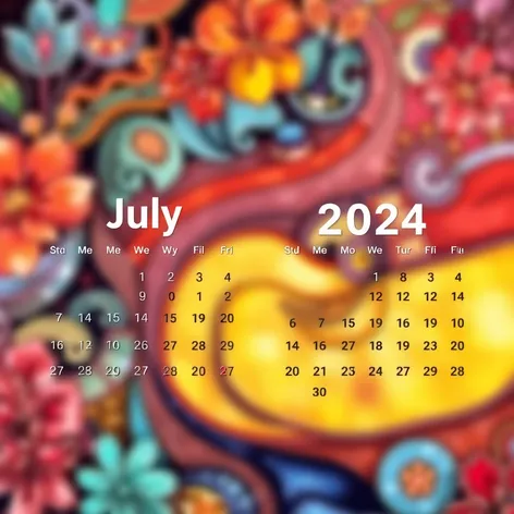 july and august 2024