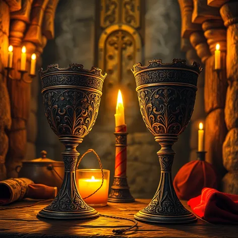 three goblets