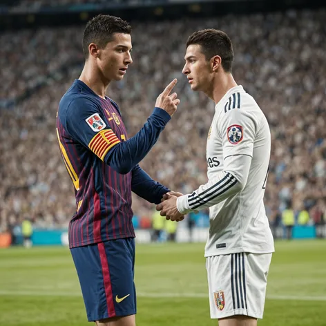 Cristiano Ronaldo meets Lionel