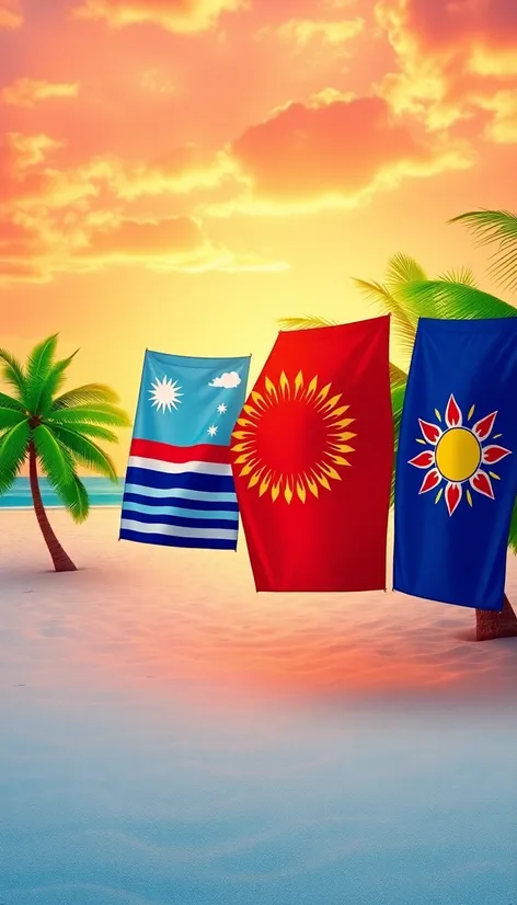 pacific island flags