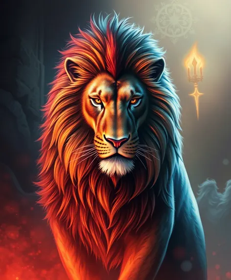 fantasy lion art