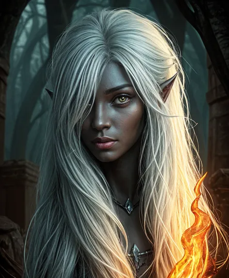 Fantasy dark skinned female