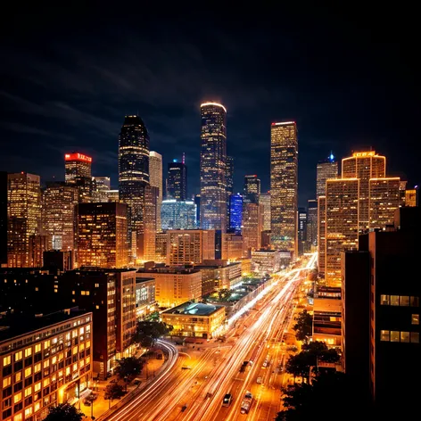 houston texas skyline