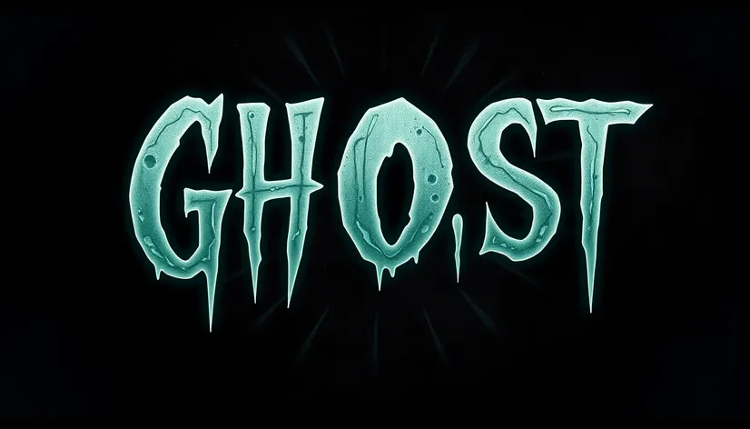 ghost typeface