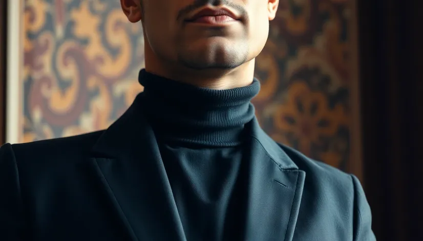 turtleneck with blazer