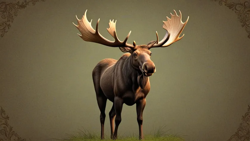 cartoon moose