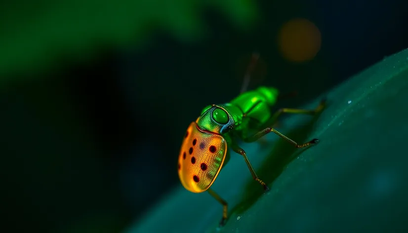 lightening bugs green screen