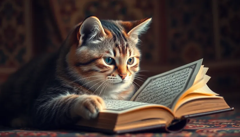 cat read quran